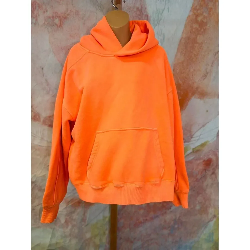 Free People x FP Movement A Cut Above Flocked Buti Hoodie